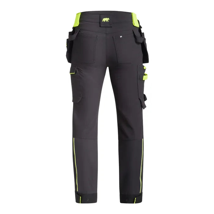 HÅNDVERKSBUKSE CONTRAST FULLSTRETCH SORT (H)