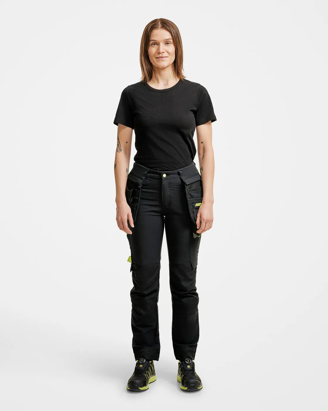 HÅNDVERKSBUKSE CONTRAST FULLSTRETCH SORT (D)