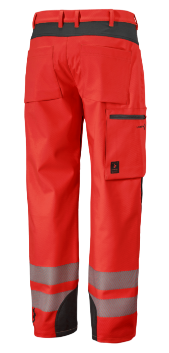 Univern Nes Softshellbukse Stretch KL. 2 Rød/Svart