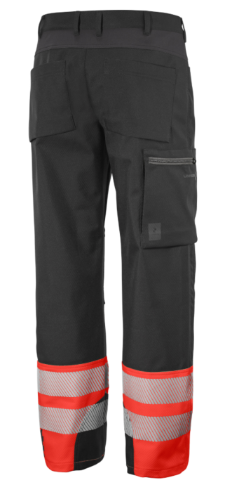 Univern Nes Softshellbukse Stretch KL.1 Rød/Svart