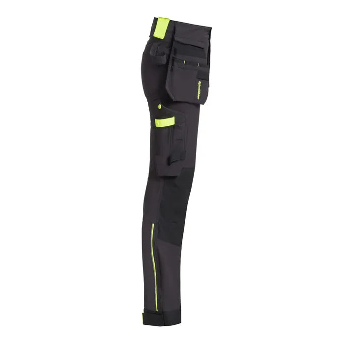 HÅNDVERKSBUKSE CONTRAST FULLSTRETCH SORT (H)