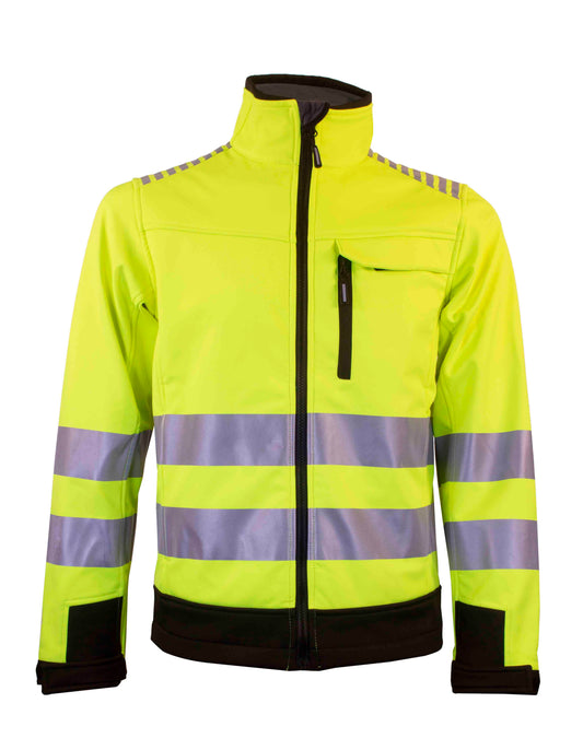 7083 HI-VIS Softshell Jacket Kl. 3
