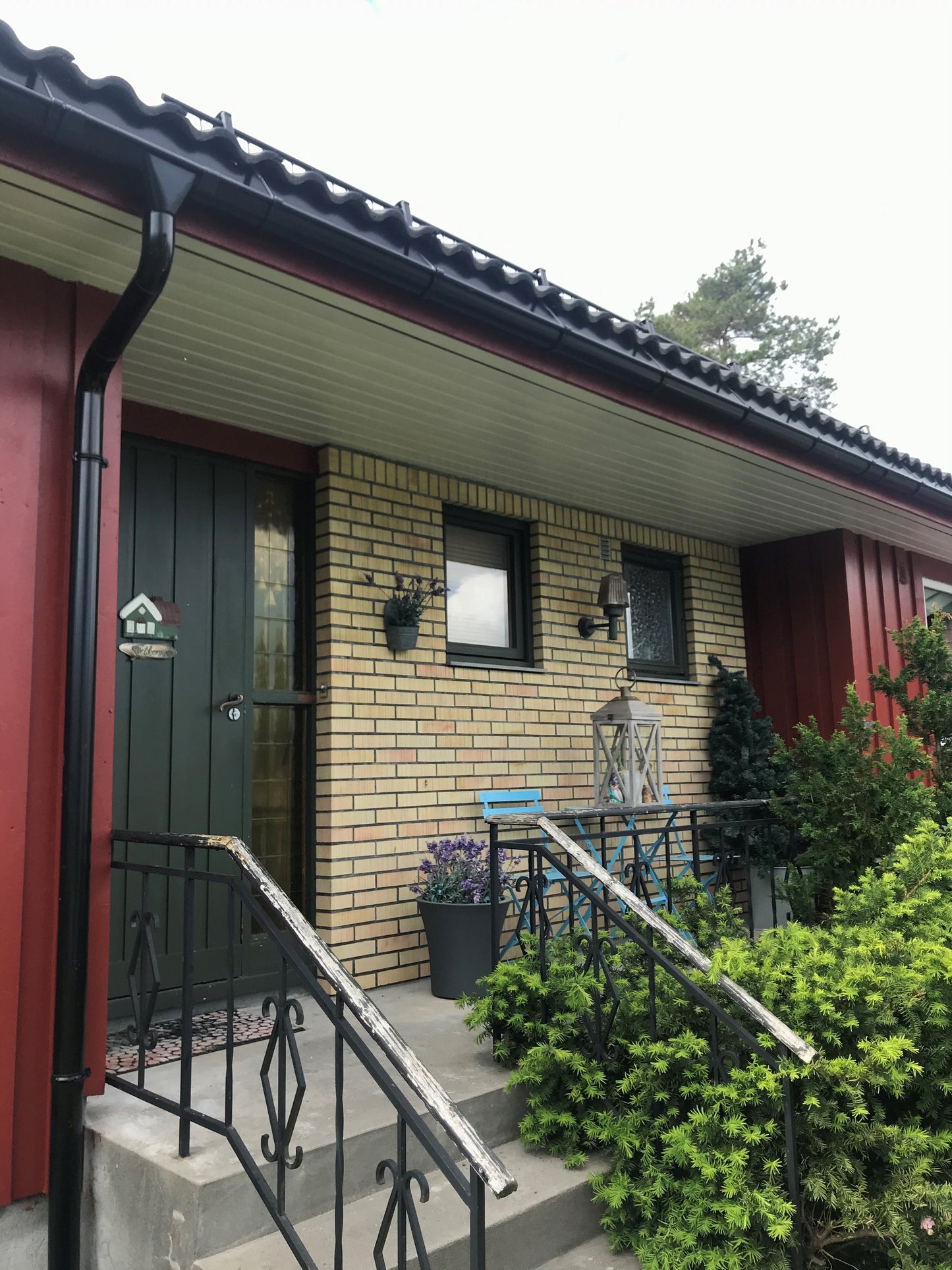 Vask og bytte av utvendig panel og Maling