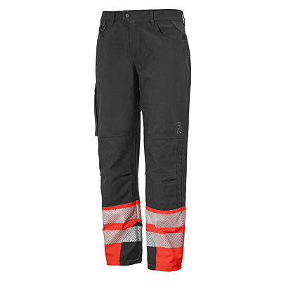 Univern Nes Softshellbukse Stretch KL.1 Rød/Svart